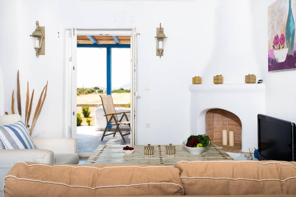 Pergola Paros Cycladic House By The Sea+pool *