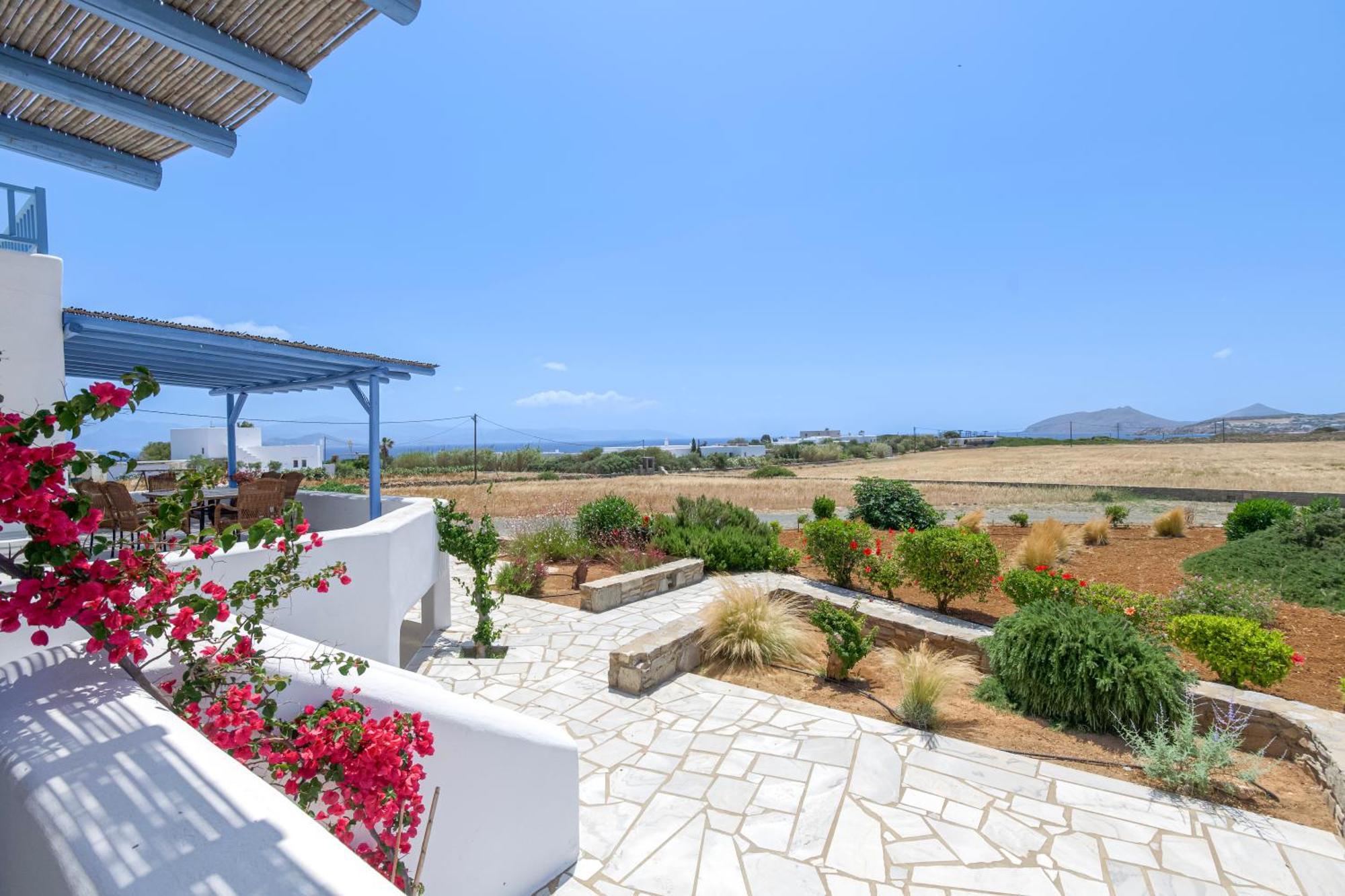 Pergola Paros Cycladic House By The Sea+pool *