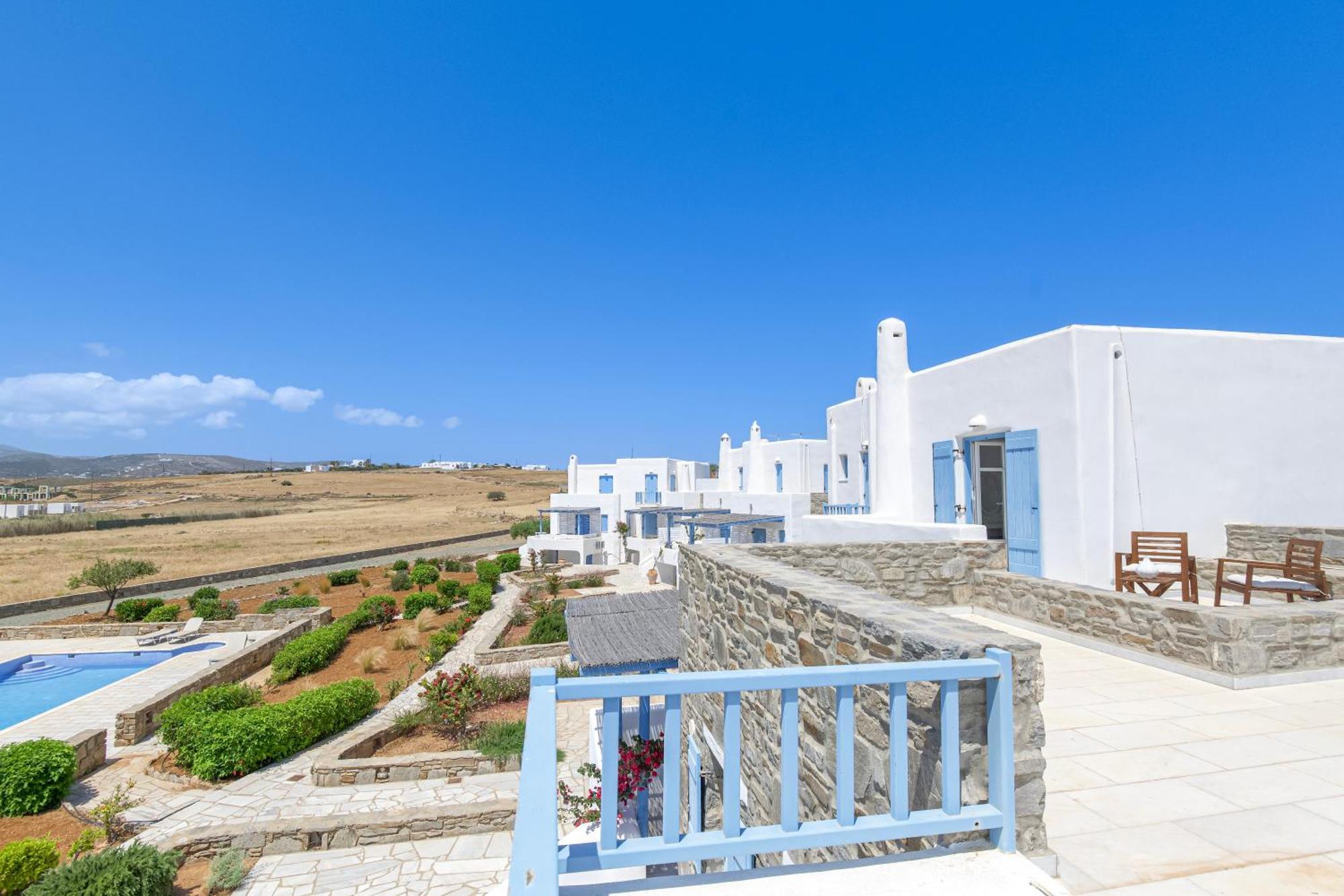 Pergola Paros Cycladic House By The Sea+pool