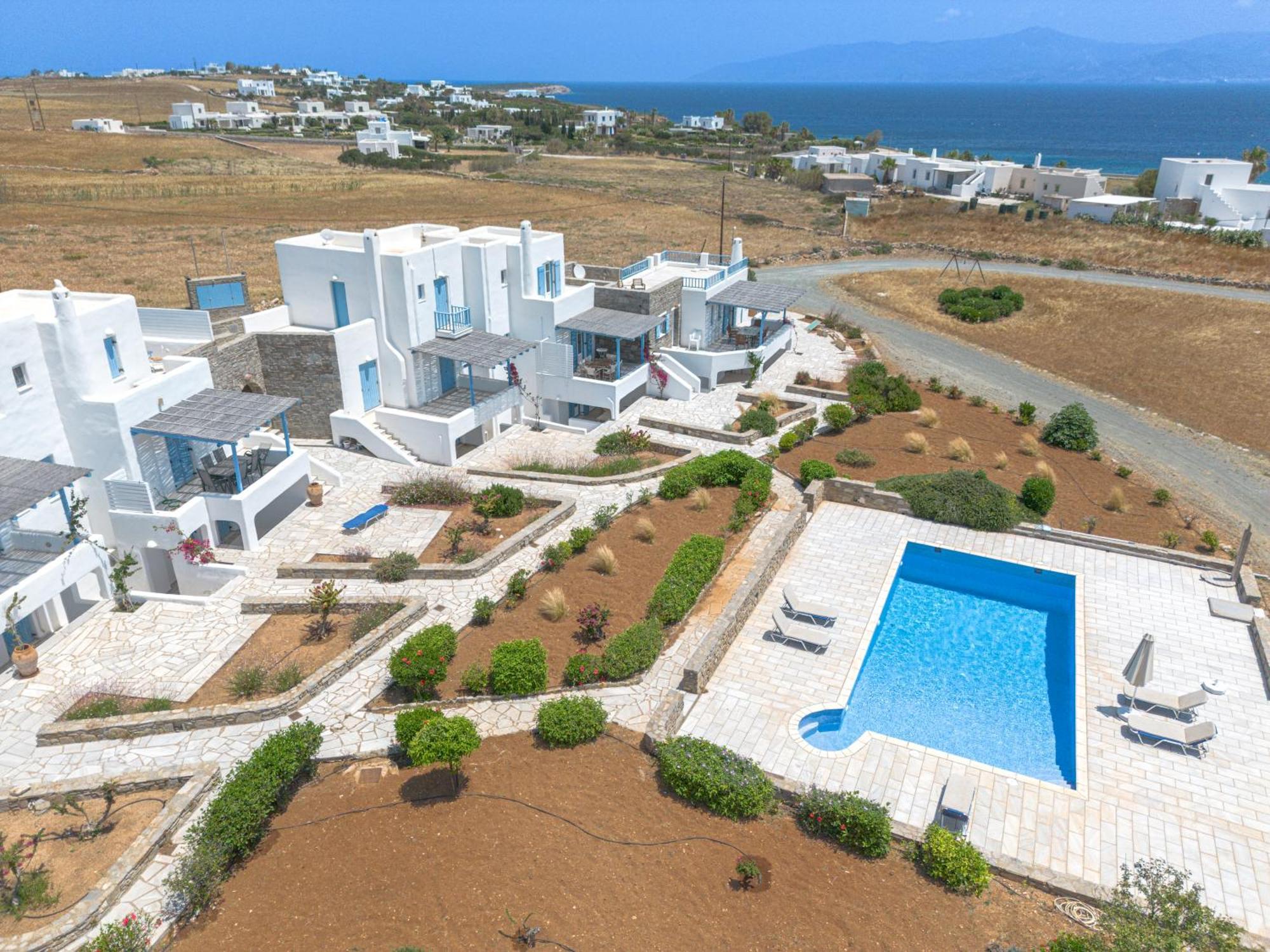 Pergola Paros Cycladic House By The Sea+pool Ferienhaus Naoussa