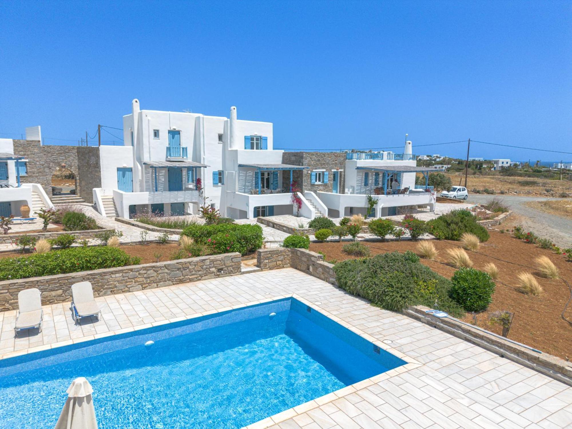 Pergola Paros Cycladic House By The Sea+pool Ferienhaus Naoussa