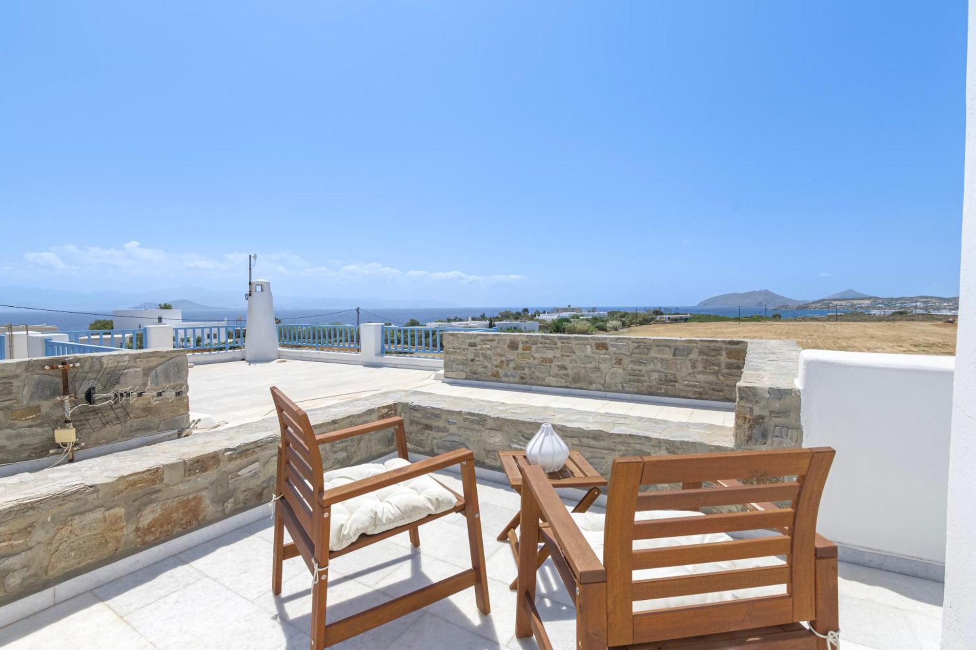Pergola Paros Cycladic House By The Sea+pool Naoussa